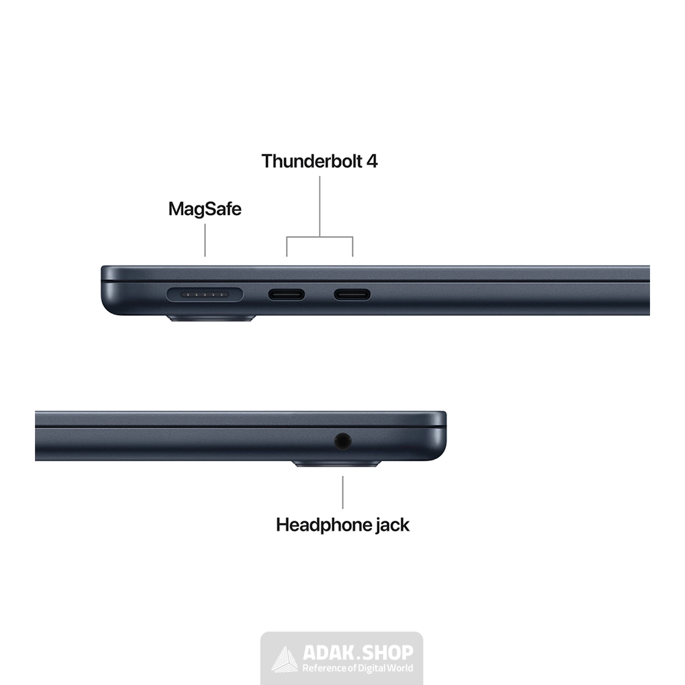 لپ تاپ اپل MacBook Air 13 MW2V3 M4 16GB 1TB 8CORE GPU IPS