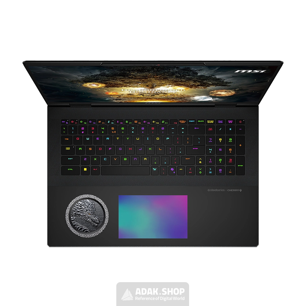 لپ تاپ ام اس آی Titan 18 HX Dragon Edition Norse Myth U9 285HX 96GB 6TB SSD RTX5090 QHD
